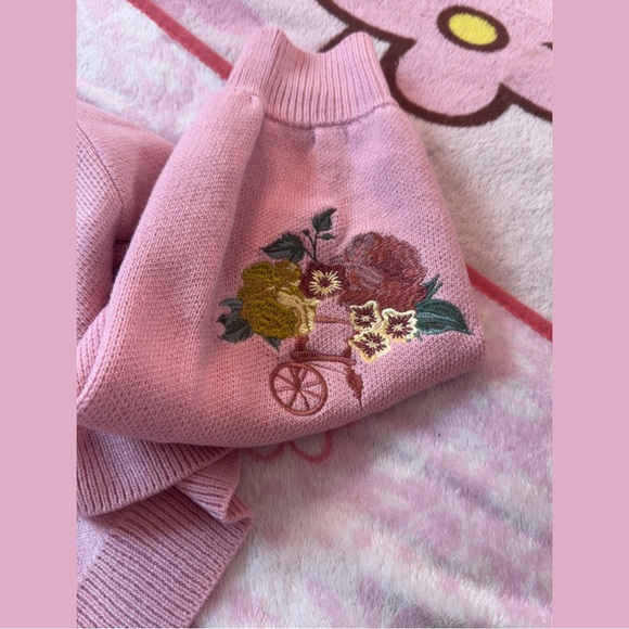 Disney Pink Embroidered Cropped Bolero Jacket - Picture 4 of 5